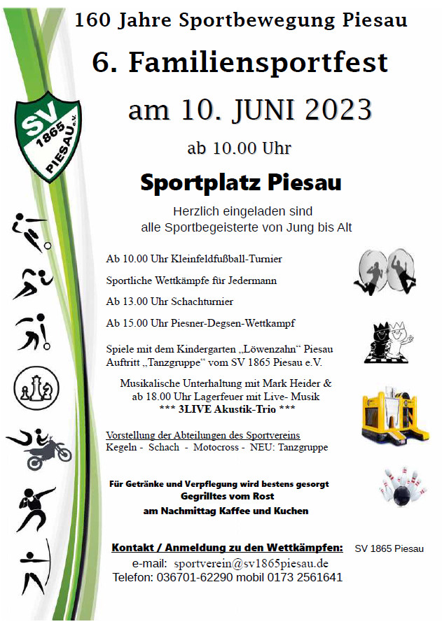 160 Jahre Sportbewegung Piesau